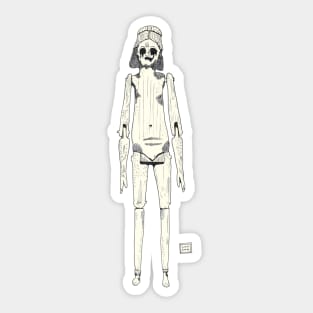 CREEPY DOLL OF THE NECROPOLIS Sticker